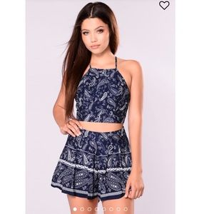 Fashion Nova Paisley Bottoms